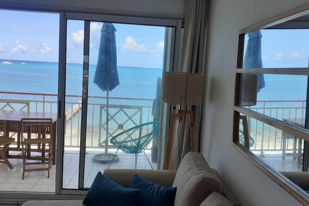 Superbe Studio Dolce Vita Vue Mer Plage Piscine Marigot  Dış mekan fotoğraf
